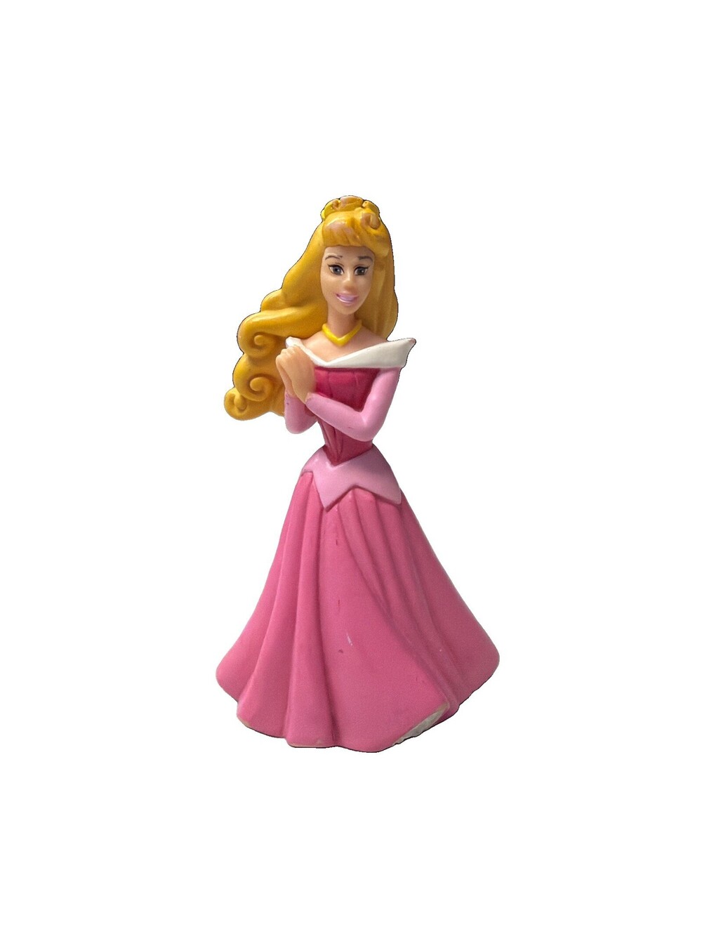 Sleeping Beauty Princess Aurora Toy Figure Disney PVC 3-1/2” Tall Collectible